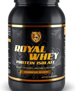 RSN Royal 100% Isolate Protein Powder | 27g Protein Isolate | 0 Sugar | 1g Carbs | 2 lbs | 30 Servings | Chocolate