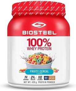 BIOSTEEL Sports 100% Whey Protein Powder- rBGH Hormone Free and Non-GMO Post Workout Formula 2