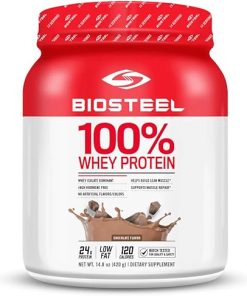 BIOSTEEL 100% Whey Protein Powder- rBGH Hormone Free and Non-GMO Post Workout Formula