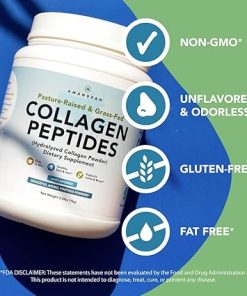 AMANDEAN Collagen Peptides Powder 1kg. Grass-Fed- Enzymatically Hydrolyzed 2
