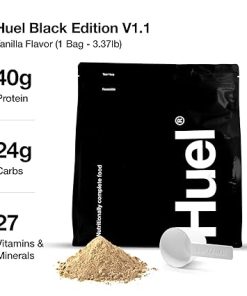 Huel Black Edition Protein Powder Meal Replacement Shake – Vanilla – with LastFuel Scoop – 34 Scoops Packed with 100% Nutritionally Complete Food- Including 40g of Protein 2
