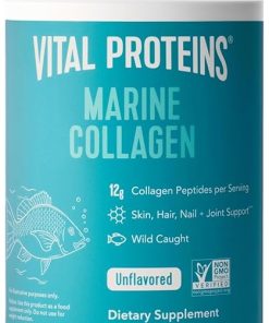 Vital Proteins Marine Collagen Peptides Powder Supplement for Skin Hair Nail Joint – Hydrolyzed Collagen