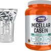 Natural Force Grass Fed Organic Whey Protein Powder Vanilla Flavor 16 oz Organic Clean Collagen Peptides Powder Unflavored- 32oz 4
