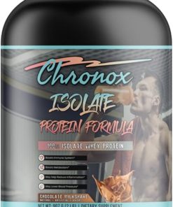 Chronox Whey Isolate Protein Powder – Chocolate Flavor Whey Protein Powder for Men and Women