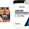 Body Fortress 100% Whey Protein Powder Chocolate 1.78lbs & Nutricost Creatine Monohydrate Micronized Powder 500G 5000mg Per Serv 4
