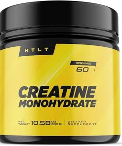 Creatine Monohydrate by HTLT | 5g of Pure Creatine Monohydrate Per Serving | Unflavored Instantized Creatine Monohydrate Powder | Just Add and Mix Into Your Protein Shakes- (60 Servings)