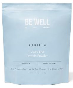 Be Well by Kelly Vanilla Grass-Fed Beef Protein Powder- 23G of Protein & Zero Carbs (3 Ingredients