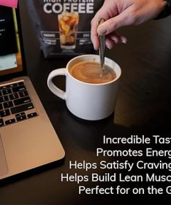 High Protein Columbian Coffee Powder |25 Grams Whey Isolate|100mg Natural Green Tea Caffeine |0 Added Sugar Keto Gluten Free 99.9% Lactose Free|Hot or Iced |15 Serving (15 Servings- Original) 2