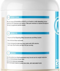 NutraOne ProteinOne Whey Protein Promote Recovery and Build Muscle with a Protein Shake Powder for Men & Women (Vanilla Ice Cream- 2 LB) 2