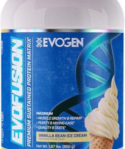Evogen Evofusion – Sustained Protein Powder | Supports Muscle Growth & Repair | Whey Protein- Micellar Casein