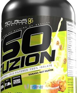 Iso Fuzion 100% Whey Isolate by Scilabs Nutrition | 28g Non Denatured Protein Powder- Banana Nut MuffinFlavor