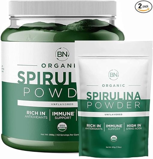 Spirulina Powder Home and Travel Bundle - Convenience on The go