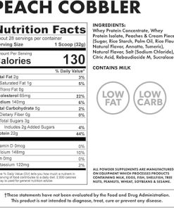 BOWMAR NUTRITION 100% Whey Protein Powder- The Best Tasting Whey Isolate Protein Meal Replacement with 22g of Protein Per Serving (28 Servings 2