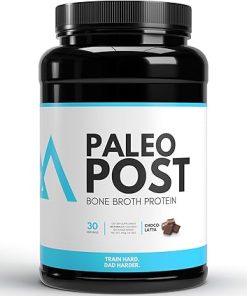 Paleo Post Beef Protein Powder – Collagen Peptides – Grass Fed Bone Broth Beef Protein – 21g Protein – Gut- Keto