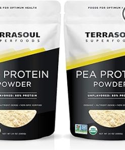 Terrasoul Superfoods Organic Pea Protein- 3 Pounds