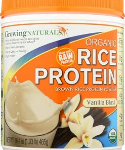 Growing Naturals Organic Rice Protein Vanilla Blast –