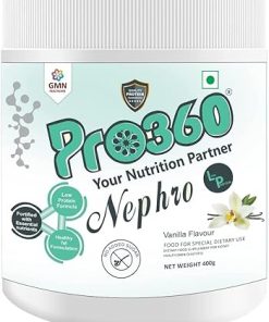 Pro360 Nephro LP – Non-Dialysis Care Nutritional Protein Drink (Vanilla Flavour) No Added Sugar- Special Dietary Supplement for Kidney / Renal Health