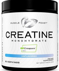 Muscle Feast Creapure Creatine Monohydrate Powder- Vegan Keto Friendly Gluten-Free