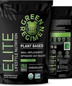 Elite Plant-Based Protein Powder – 25g Complete Hemp & Pea Protein- Meal Replacement High-Protein Vegan Shake