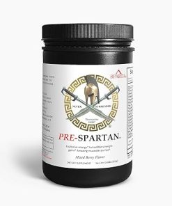 PRE-Spartan Workout Energy Drink Powder AAKG- Delivers Intense Workout Energy