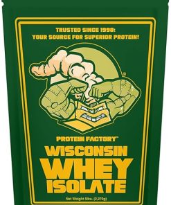 Wisconsin Unflavored Whey Isolate – 5 lbs Wisconsin Whey Isolate for Muscle Growth & Recovery