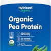 Nutricost Organic Pea Protein Powder (3 LBS) Unflavored – Certified USDA Organic- Protein from Plants