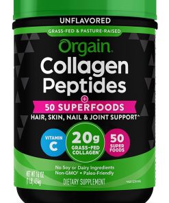 Orgain Hydrolyzed Collagen Powder + 50 Organic Superfoods- 20g Grass Fed Collagen Peptides & Hydrolyzed Collagen Peptides Powder 2