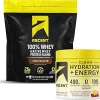 Isopure Plant Protein Bundle Plant Protein Powder- Chocolate- 20G Vegan Protein- (20 Servings) with think! Plant Protein Bars 4