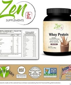 Zen Supplements – Organic Grass Fed Whey Protein 19g Per Serving Keto Friendly 2