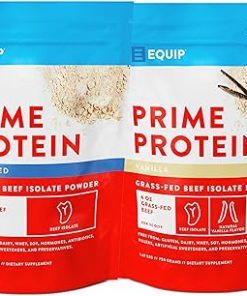 Equip Foods Prime Protein Powder Unflavored & Prime Protein Powder Vanilla