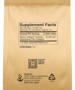 Pure Original Ingredients Marine Collagen Powder (1 lb) Natural & Unflavored- Protein Peptides 2