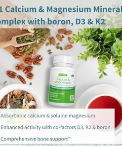 Vegan Vanilla Collagen Protein Powder + Calcium & Magnesium Complex Bundle- Comprehensive Bone Support 2