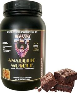 Healthy ‘N Fit Anabolic Muscle (Chocolate) 3.5 lb – Weight Gainer and Natural Muscle Mass and Strength Gainer