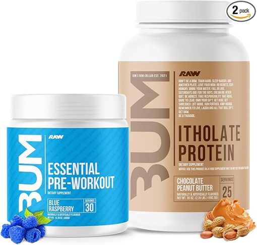 RAW Whey Isolate Protein Powder & Essential Pre-Workout Bundle