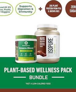 Bundle of Amazing Grass Greens Superfood Powder: Original- 30 Servings + Isopure Chocolate Vegan Protein Powder 2