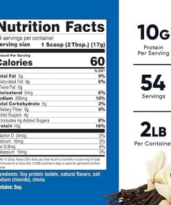 Nutricost Soy Protein Powder- 2 LB Vanilla 2