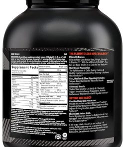 GNC AMP Mass XXX Mass Gainer Protein Powder | 50g Protein | Targeted Muscle Building and Workout Support Formula with MyoTor- BCAA and Creatine | Chocolate | 13 Servings 2