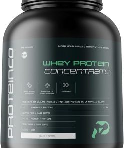 ProteinCo | Whey Protein Made with New Zealand | Pure Whey Protein | Grass Fed | 4Lbs (Plain- 4 lbs)