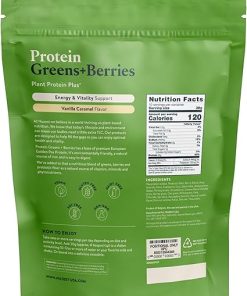 Nuzest – Protein Greens + Berries – Superfood Powder – Plant Protein Blend – 300g / 10.6 oz Pouch (10 Servings) (Vanilla Caramel- 300g) 2