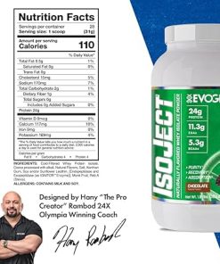 Evogen Isoject Naturals – Whey Protein Isolate | Naturally Flavored- Ultra-Pure Whey Protein Powder with Ignitor™ Enzymes 2
