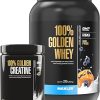 Quest Nutrition Salted Caramel Protein Powder; 26g Protein; 1g Sugar; Low Carb; Gluten Free; 1.6 Pounds; 24 Servings & Cookies & Cream Protein Powder; 20g Protein; 1g Sugar; Low Carb; Gluten Free 3