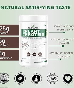 100% Plant Protein Powder Vegan – for Men & Women- Natural Chocolate Flavour 2