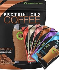 Chike High Protein Iced Coffee Sampler Pack and Mocha Bundle- 20 G Protein