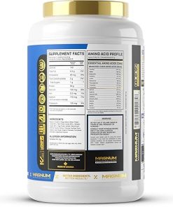 Magnum Nutraceuticals Quattro Whey Protein Powder- Vanilla Soft Serve Ice Cream 2lb – Premium Protein Isolate Blend for Muscle Growth & Recovery 2