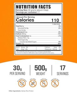 BulkSupplements.com Barley Rice Protein Powder – Vegan Protein Powder – Unflavored & Dairy Free- 30g per Serving 2