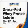 Nutricost Grass-Fed Whey Protein Isolate (Chocolate Peanut Butter) 2LBS – Non-GMO- Gluten Free