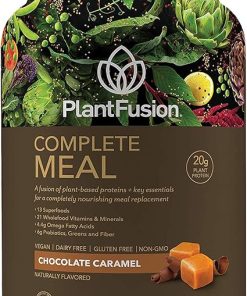 PlantFusion Complete Meal Replacement Shake – Plant Based Protein Powder with Superfoods- Greens & Probiotics – Vegan