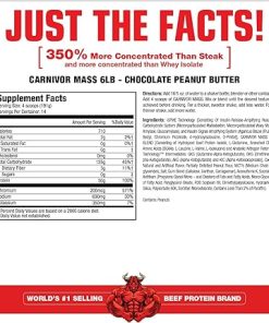 MuscleMeds CARNIVOR Mass Gainer Beef Protein Isolate Shake- 50 Grams Protein 2