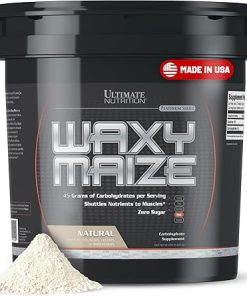 Ultimate Nutrition Carbohydrate Supplement- Wazy Maize – Unflavored Carb Protein Shake Powder & Muscle Builder for Post Workout – Zero Sugar