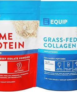 Equip Foods Prime Protein Powder Unflavored & Collagen Powder Unflavored